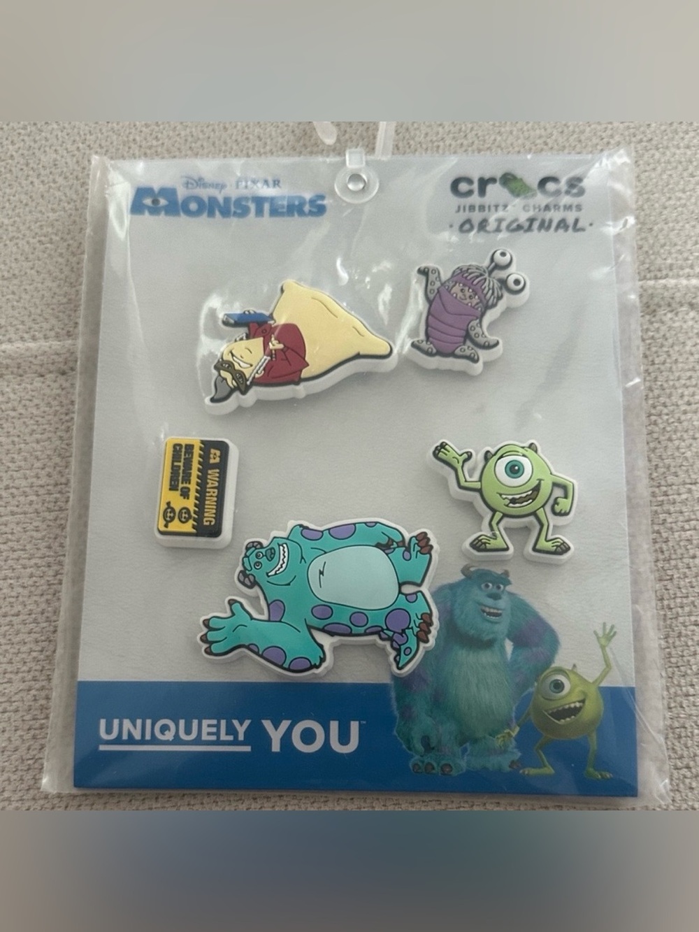 CROCS DISNEY PIXAR
MONSTERS INC JIBBITZ CHARMS PACK OF 5 NEW